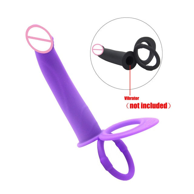 Strapon Double Penetration Strap On Cock Dildo Anal Vibrator Adult Erotic Sex Toys For Woman Couples Bondage Gear SexShop
